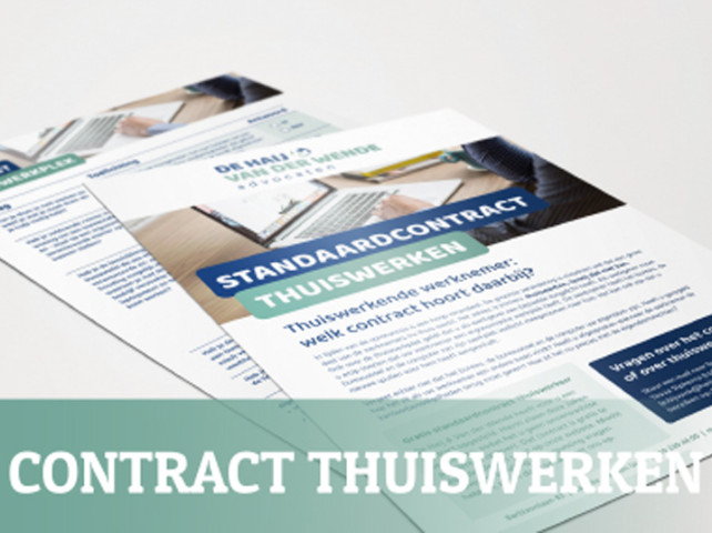 Contract thuiswerken blog